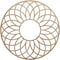 Ekena Millwork Cannes Wood Fretwork Pierced Ceiling Medallion, Red Oak, 36"OD x 12 1/4"ID x 3/8"T CMWP36X36X0375CNRO - alternate 1